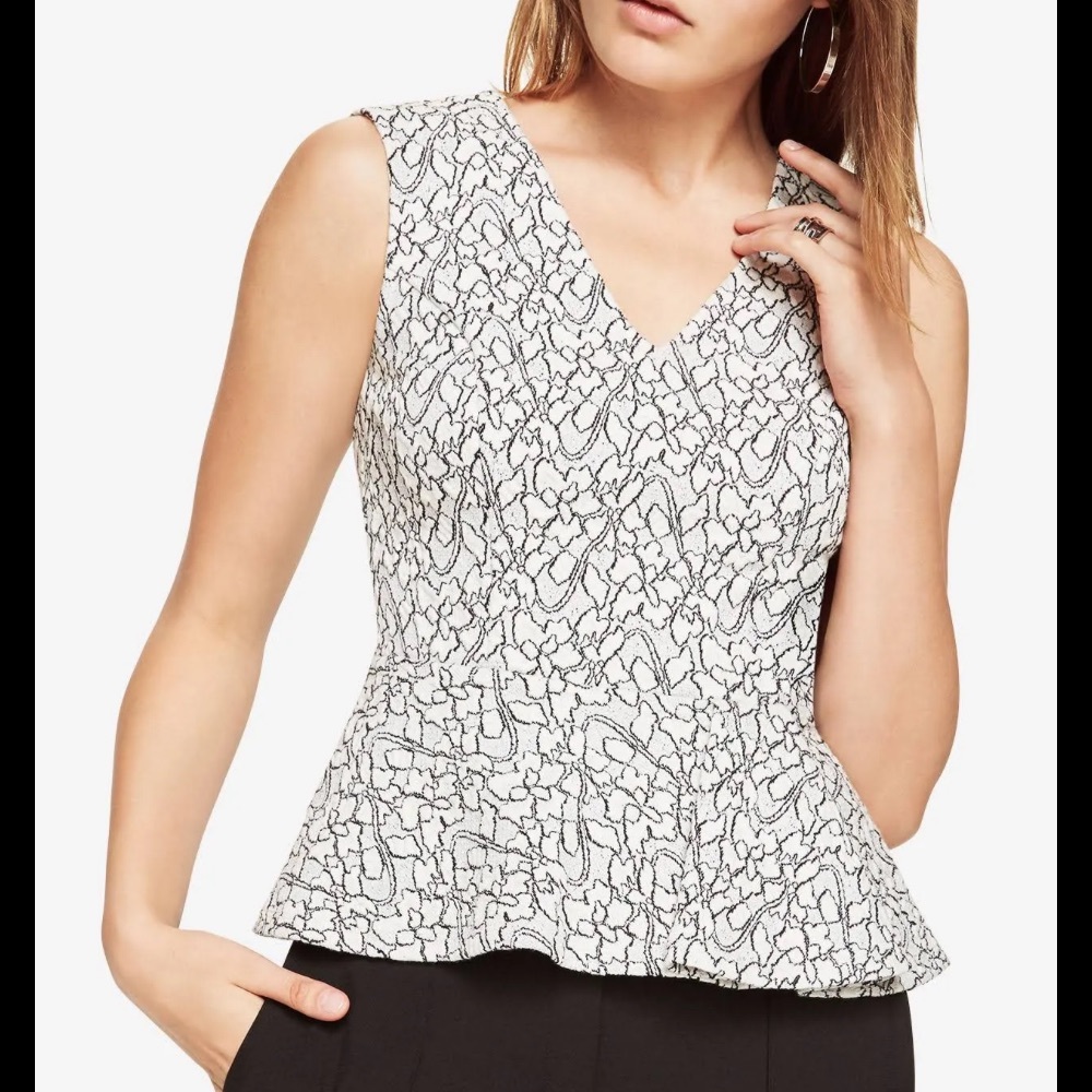 BCBG Peplum Top